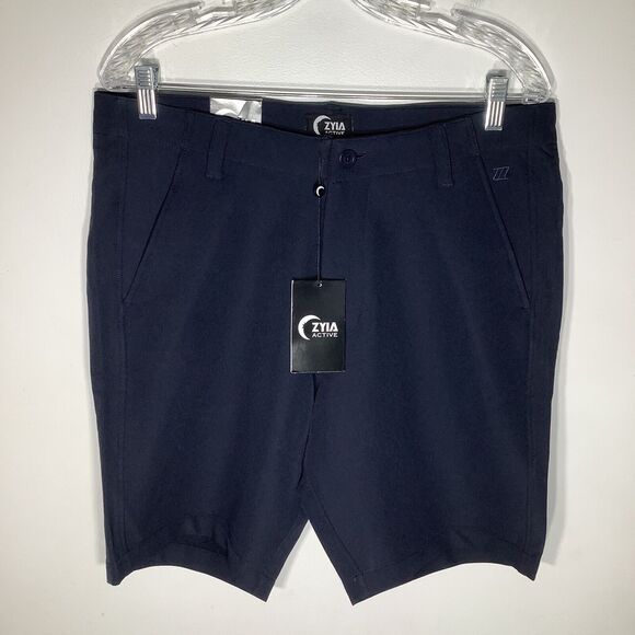 Zyia Active Mens Premium‎ Clubhouse Shorts Navy Blue Size Medium NWT - Picture 2 of 8